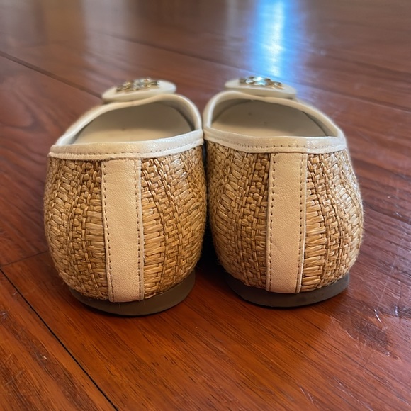 Tory Burch Reva Raffia Straw Ballet Flat size 36/6 - Picture 3 of 5